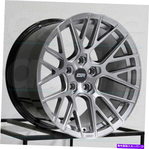 �z�C�[���@4�{�Z�b�g 18x9.5/18x10.5 ESR RF11�J�X�^��5x112 22/22�V���o�[�z�C�[�������Z�b�g�i4�j73.1 18x9.5/18x10.5 ESR RF11 Custom 5x112 22/22 Silver Wheels Rims Set(4) 73.1�y���s�A���i�z