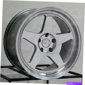�z�C�[���@4�{�Z�b�g 18x9/18x10.5 Kansei Knp 5x100 12/12�n�C�p�[�V���o�[�z�C�[�������Z�b�g�i4�j73.1 18x9/18x10.5 Kansei Knp 5x100 12/12 Hyper Silver Wheels Rims Set(4) 73.1