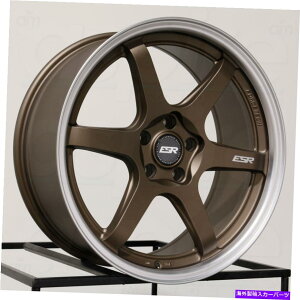 �z�C�[���@4�{�Z�b�g 19x8.5 ESR AP6�J�X�^��5x112 30�u�����Y�z�C�[�������Z�b�g�i4�j72.6 19x8.5 ESR AP6 Custom 5x112 30 Bronze Wheels Rims Set(4) 72.6�y���s�A���i�z