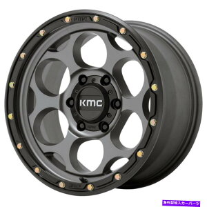 �z�C�[���@4�{�Z�b�g 18x8.5 kmc km541�_�[�e�B�n���[5x5/5x127 0�O���[�u���b�N�z�C�[�������Z�b�g�i4�j71.5 18x8.5 KMC KM541 Dirty Harry 5x5/5x127 0 Gray Black Wheels Rims Set(4) 71.5�y���s�A���i�z