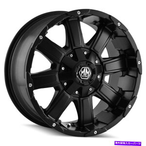 �z�C�[���@4�{�Z�b�g 20x9 Mayhem 8030 Chaos 6x135/6x5.5 18�}�b�g�u���b�N�z�C�[�������Z�b�g�i4�j106 20x9 Mayhem 8030 Chaos 6x135/6x5.5 18 Matte Black Wheels Rims Set(4) 106�y���s�A���i�z