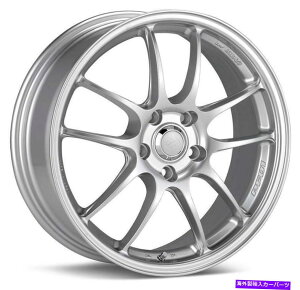 �z�C�[���@4�{�Z�b�g 18x8.5 enkei PF01a 5x114.3 48�V���o�[�y�C���g�z�C�[�������Z�b�g�i4�j 18x8.5 Enkei PF01A 5x114.3 48 Silver Paint Wheels Rims Set(4)�y���s�A���i�z