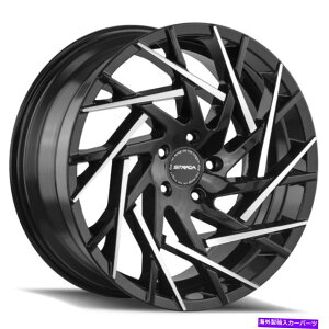 zC[@4{Zbg 24x9.5 Strada S64 Nido 6x5.5/6x139.7 24ubN}ṼqgzC[Zbgi4j87 24x9.5 Strada S64 Nido 6x5.5/6x139.7 24 Black Machine Tips Wheels Rims Set(4) 87