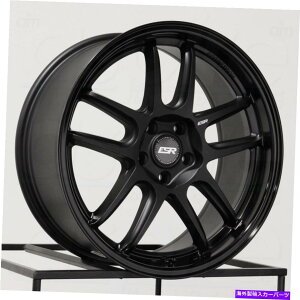 zC[@4{Zbg 18x8.5 ESR AP8JX^5x120 30ubNzC[Zbgi4j72.6 18x8.5 ESR AP8 Custom 5x120 30 Black Wheels Rims Set(4) 72.6