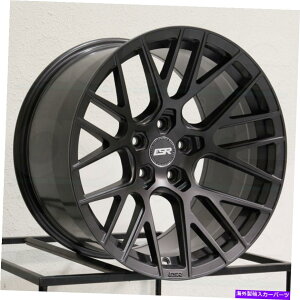 zC[@4{Zbg 18x10.5 ESR RF11JX^5x112 22K^Ot@CgzC[Zbgi4j73.1 18x10.5 ESR RF11 Custom 5x112 22 Gun Metal Graphite Wheels Rims Set(4) 73.1