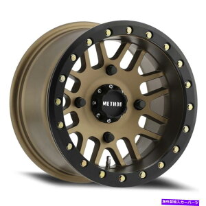 zC[@4{Zbg 14x8\bhMR406 UTVr[hbN4x156 -2uYzC[Zbgi4j132 14x8 Method MR406 UTV Beadlock 4x156 -2 Bronze Wheels Rims Set(4) 132