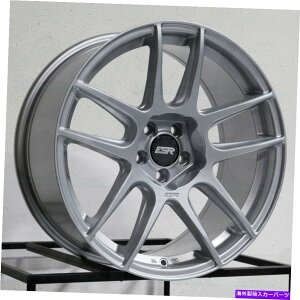 zC[@4{Zbg 19x8.5 ESR CS08 CS8JX^5x112 30nCp[Vo[zC[Zbgi4j72.6 19x8.5 ESR CS08 CS8 Custom 5x112 30 Hyper Silver Wheels Rims Set(4) 72.6