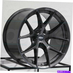 �z�C�[���@4�{�Z�b�g 19x10.5 ESR RF02 RF2�J�X�^��5x112 30�K�����^���O���t�@�C�g�z�C�[�������Z�b�g�i4�j73.1 19x10.5 ESR RF02 RF2 Custom 5x112 30 Gun Metal Graphite Wheels Rims Set(4) 73.1�y���s�A���i�z