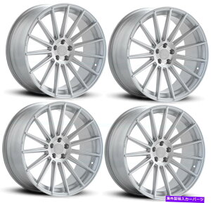 �z�C�[���@4�{�Z�b�g 20x8.5/20x10���H��RF15 5x112 35/45�V���o�[�|�[�����h�z�C�[�������Z�b�g�i4�j66.56 20x8.5/20x10 Road Force RF15 5x112 35/45 Silver Polish Wheels Rims Set(4) 66.56�y���s�A���i�z