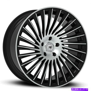 �z�C�[���@4�{�Z�b�g 22x9/22x10.5���H��RF23 5x112 28/38�}�V���u���b�N�z�C�[�������Z�b�g�i4�j66.56 22x9/22x10.5 Road Force RF23 5x112 28/38 Machine Black Wheels Rims Set(4) 66.56�y���s�A���i�z