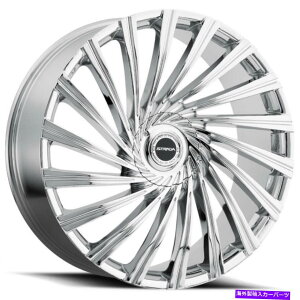 �z�C�[���@4�{�Z�b�g 22x9.5 Strada S49 Tornado 5x115/5x120 13 Chrome Wheels Rims set�i4�j78.1 22x9.5 Strada S49 Tornado 5x115/5x120 13 Chrome Wheels Rims Set(4) 78.1