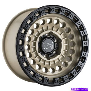 ホイール 4本セット 20x9.5ブラックサイセンチネル8x170 12砂漠の砂ホイールリムセット(4)125.1 20x9.5 Black Rhino Sentinel 8x170 12 Desert Sand Wheels Rims Set(4) 125.1