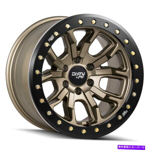 �z�C�[���@4�{�Z�b�g 17x9 Dirty Life 9303 DT -1 6x5.5/6x139.7 -12�S�[���h�z�C�[�������Z�b�g�i4�j106 17x9 Dirty Life 9303 DT-1 6x5.5/6x139.7 -12 Gold Wheels Rims Set(4) 106�y���s�A���i�z