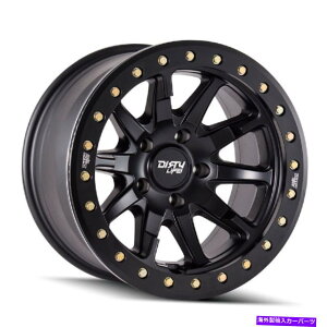 �z�C�[���@4�{�Z�b�g 17x9 Dirty Life 9304 DT -2 5x5/5x127 -12�u���b�NW�����O�z�C�[�������Z�b�g�i4�j78.1 17x9 Dirty Life 9304 DT-2 5x5/5x127 -12 Black w Ring Wheels Rims Set(4) 78.1