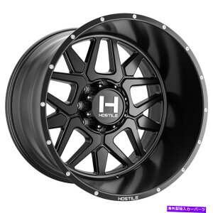 �z�C�[���@4�{�Z�b�g 20x9�G�ΓIH128 Diablo 8x6.5/8x165.1 0�t���u���b�N�z�C�[�������Z�b�g�i4�j125.2 20x9 Hostile H128 Diablo 8x6.5/8x165.1 0 Full Black Wheels Rims Set(4) 125.2�y���s�A���i�z