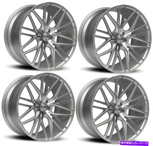 �z�C�[���@4�{�Z�b�g 22x9/22x10.5���H��RF13 5x130 45/45�V���o�[�|�[�����h�z�C�[�������Z�b�g�i4�j71.56 22x9/22x10.5 Road Force RF13 5x130 45/45 Silver Polish Wheels Rims Set(4) 71.56�y���s�A���i�z