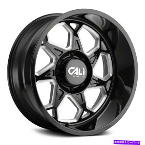 zC[@4{Zbg 20x9JIt[h9111ZutH[h6x135 0OXubN~OzC[Zbgi4j 20x9 Cali Off-Road 9111 Sevenfold 6x135 0 Gloss Black Milled Wheels Rims Set(4)