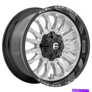 �z�C�[���@4�{�Z�b�g 22x10 Fuel D798 ARC 8x170 -18�V���o�[�u���b�N���b�v�z�C�[�������Z�b�g�i4�j125.1 22x10 Fuel D798 Arc 8x170 -18 Silver Black Lip Wheels Rims Set(4) 125.1�y���s�A���i�z