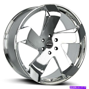 zC[@4{Zbg 24x10 Strada S65 Coltello 5x115 15NzC[Zbgi4j72.6 24x10 Strada S65 Coltello 5x115 15 Chrome Wheels Rims Set(4) 72.6