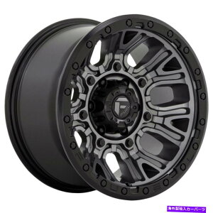 �z�C�[���@4�{�Z�b�g 20x9�R��D825�g���N�V����5x5/5x127 1�K�����^���u���b�N�����O�z�C�[�������Z�b�g�i4�j71.5 20x9 Fuel D825 Traction 5x5/5x127 1 Gunmetal Black Ring Wheels Rims Set(4) 71.5�y���s�A���i�z