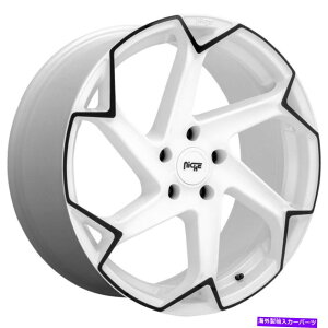 �z�C�[���@4�{�Z�b�g 20x9�j�b�`M257�t���b�V��5x120 35�z���C�g�u���b�N�z�C�[�������Z�b�g�i4�j72.56 20x9 Niche M257 Flash 5x120 35 White Black Wheels Rims Set(4) 72.56�y���s�A���i�z