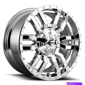 �z�C�[���@4�{�Z�b�g 22x10�R��D631�X���b�W5x5.5/5x139.7/5x150 10�N�����z�C�[�������Z�b�g�i4�j110.1 22x10 Fuel D631 Sledge 5x5.5/5x139.7/5x150 10 Chrome Wheels Rims Set(4) 110.1�y���s�A���i�z