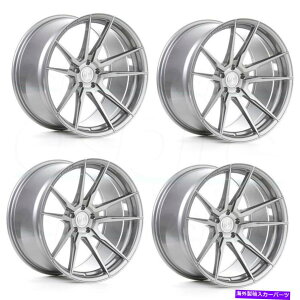 �z�C�[���@4�{�Z�b�g 20x9/20x10 rohana rfx2 5x120 20/25�`�^���z�C�[�������Z�b�g�i4�j 20x9/20x10 Rohana RFX2 5x120 20/25 Titanium Wheels Rims Set(4)�y���s�A���i�z