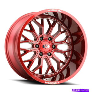 �z�C�[���@4�{�Z�b�g 24x12 Vision 402 Riot 8x6.5/8x165.1 -51 Red Milled Wheels Rims Set�i4�j125.2 24x12 Vision 402 Riot 8x6.5/8x165.1 -51 Red Milled Wheels Rims Set(4) 125.2�y���s�A���i�z
