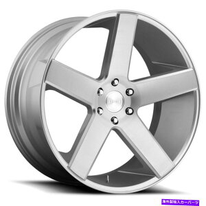 �z�C�[���@4�{�Z�b�g 26x10�_�uS218�o���[6x5.5/6x139.7 31��u���V�z�C�[�������Z�b�g�i4�j78.1 26x10 DUB S218 Baller 6x5.5/6x139.7 31 Silver Brushed Wheels Rims Set(4) 78.1�y���s�A���i�z
