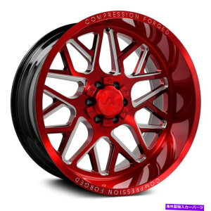 �z�C�[���@4�{�Z�b�g 22x12 ax cf ax5.2 6x5/6x5.5 -44�Ԃ����Ӄz�C�[�������Z�b�g�i4�j87.1 22x12 AXE CF AX5.2 6x5/6x5.5 -44 Red Milled Wheels Rims Set(4) 87.1�y���s�A���i�z