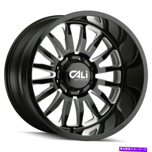 �z�C�[���@4�{�Z�b�g 24x14 Cali Off -Road 9110 Summit 6x135 -76 Gloss Black Milled Wheels Rims Set�i4�j 24x14 Cali Off-Road 9110 Summit 6x135 -76 Gloss Black Milled Wheels Rims Set(4)