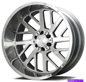 �z�C�[���@4�{�Z�b�g 22x10 ax cf ax2.1 6x135/6x5.5 -19�V���o�[�~�����O�z�C�[�������Z�b�g�i4�j87.1 22x10 AXE CF AX2.1 6x135/6x5.5 -19 Silver Milled Wheels Rims Set(4) 87.1�y���s�A���i�z