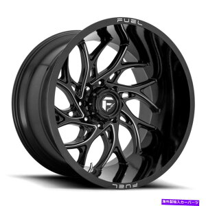 �z�C�[���@4�{�Z�b�g 22x10�R��D741�����i�[5x5.5/5x139.7 -18�u���b�N�~�����O�z�C�[�������Z�b�g�i4�j78.1 22x10 Fuel D741 Runner 5x5.5/5x139.7 -18 Black Milled Wheels Rims Set(4) 78.1�y���s�A���i�z