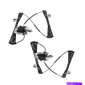 Window Regulator �����J�[���^�E���J�[�p�̑����M�����[�^�[ +���[�^�[�̃t�����g���C�g�y�A1993-1997 Front Right Left Pair of Window Regulator + Motor for Lincoln Town Car 1993-1997
