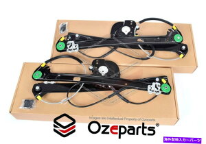 Window Regulator �t�����g�Z�b�g /�y�ALH+RH�E�B���h�E���M�����[�^�[�i���[�^�[�Ȃ��jBMW X5 E53���S��00?07 FRONT Set / Pair LH+RH Window Regulator (No Motor) For BMW X5 E53 Wagon 00~07