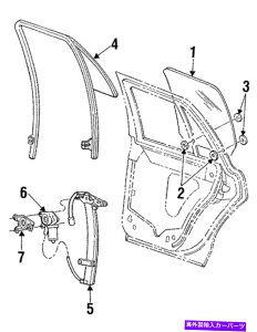 Window Regulator {OEMtH[hEBhEM[^[6W7Z-5427009-AA 2006-2011NErNgA Genuine OEM Ford Window Regulator 6W7Z-5427009-AA 2006 - 2011 Crown Victoria