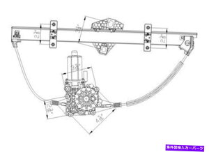 Window Regulator �t�����g���̑����M�����[�^�̓t�H�[�h�Z���`�����[95-00 FO1350143 741-807 WL41807�ɓK�����܂� FRONT LEFT WINDOW REGULATOR FITS FORD CENTURY 95-00 FO1350143 741-807 WL41807�y���s�A���i�z