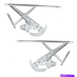 Window Regulator �p���[�E�B���h�E���M�����[�^�[�Z�b�g�t�B�b�g1998-2002�z���_�A�R�[�h�N�[�y�y�A�K���X���t�g Power Window Regulators Set fits 1998-2002 Honda Accord Coupe Pair Glass Lifts