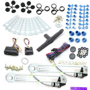 Window Regulator 12V�J�[�d���E�B���h�E���t�g���[���A�b�v���M�����[�^�[�ϊ��L�b�gw/2�X�C�b�`�� 12V Car Electric Power Window Lift Roll Up Regulator Conversion Kit w/2 Swithch�y���s�A���i�z