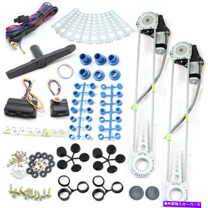 Window Regulator jo[TdEBhEϊLbg[AbvXCb`2hAsbNAbv Universal Electric Power Window Conversion Kit Roll Up Switch For 2 Door Pickup