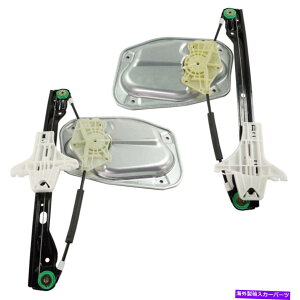 Window Regulator VW 1K5839402�A1K5839401��2�̃E�B���h�E���M�����[�^�[�̃t�����g���ƉE�̃y�A�Z�b�g Pair Set of 2 Window Regulators Front Left-and-Right for VW 1K5839402, 1K5839401