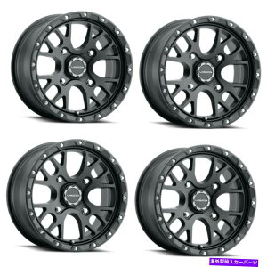 zC[@4{Zbg Zbg4 15 "rWATV 545bJ[TeubNzC[15x7 4x11013mm Set 4 15" Vision ATV 545 Rocker Satin Black Wheels 15x7 4x110 Rims 13mm