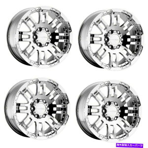 zC[@4{Zbg Zbg4 18 "rWIt[h375EHA[NzC[18x8.5 5x5gbN25mm Set 4 18" Vision Off-Road 375 Warrior Chrome Wheels 18x8.5 5x5 Truck Rims 25mm