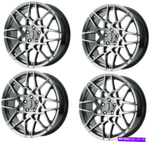 "�z�C�[���@4�{�Z�b�g �Z�b�g4 18 ""OE Creations PR178 18x10�n�C�p�[�V���o�[5x4.5�z�C�[��45mm���� Set 4 18"" OE Creations PR178 18x10 Hyper Silver 5x4.5 Wheels 45mm Rims�y���s�A���i�z"