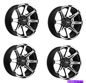 zC[@4{Zbg Zbg4 22 "^tT05tbgubNw/@BH22x10 5x4.5/ 5.0zC[5mm Set 4 22" Tuff T05 FLAT BLACK W/ MACHINED FACE 22x10 5X4.5/5.0 Wheels 5mm Rim