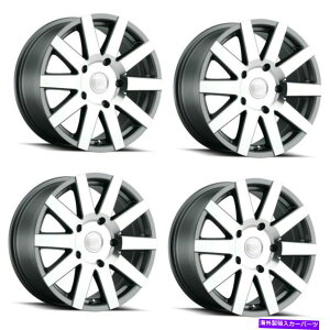 zC[@4{Zbg Zbg4 17 "ubNTC̗17x7.5K^w/~[tFCX6x5.5zC[45mm Set 4 17" Black Rhino Journey 17x7.5 Gunmetal w/ MirrorFace 6x5.5 Wheel 45mm Rim