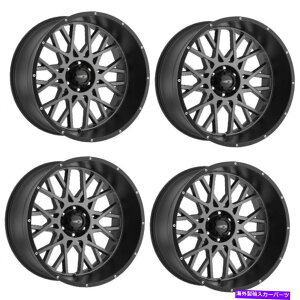 �z�C�[���@4�{�Z�b�g �Z�b�g4 18 Vision 412 Rocker Anthracite�T�e���u���b�N���b�v�z�C�[��18x9 5x150 12mm Set 4 18 Vision 412 Rocker Anthracite Satin Black Lip Wheels 18x9 5x150 12mm�y���s�A���i�z