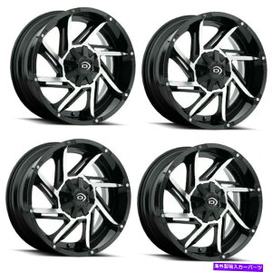 �z�C�[���@4�{�Z�b�g �Z�b�g4 18 Vision 422 Prowler Gloss Black Machined Face Wheels 18x9 8x6.5 12mm Set 4 18 Vision 422 Prowler Gloss Black Machined Face Wheels 18x9 8x6.5 12mm�y���s�A���i�z