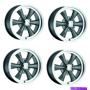 zC[@4{Zbg Zbg4 17 "rW}bX141H`K^@BHbvzC[17x8 6x5.5 0mm Set 4 17" Vision Muscle 141H Legend Gunmetal Machined Lip Wheels 17x8 6x5.5 0mm
