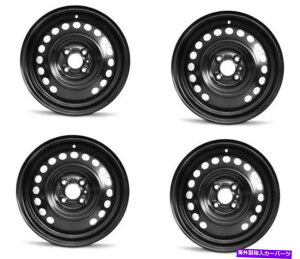 zC[@4{Zbg Zbg4 15 "ubNzC[tBbg12-19YVersa 15x5.5 4x100 +40mm Set 4 15" Black Replacement Wheel Fits 12-19 Nissan Versa 15x5.5 4x100 +40mm